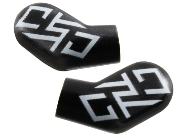 Lego Arm, (Matching Left and Right) Pair with White Stylized 'OSO' Pattern / Black