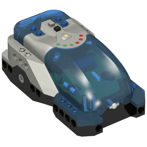 Lego Hub / Module, Spybotics / Trans-Dark Blue