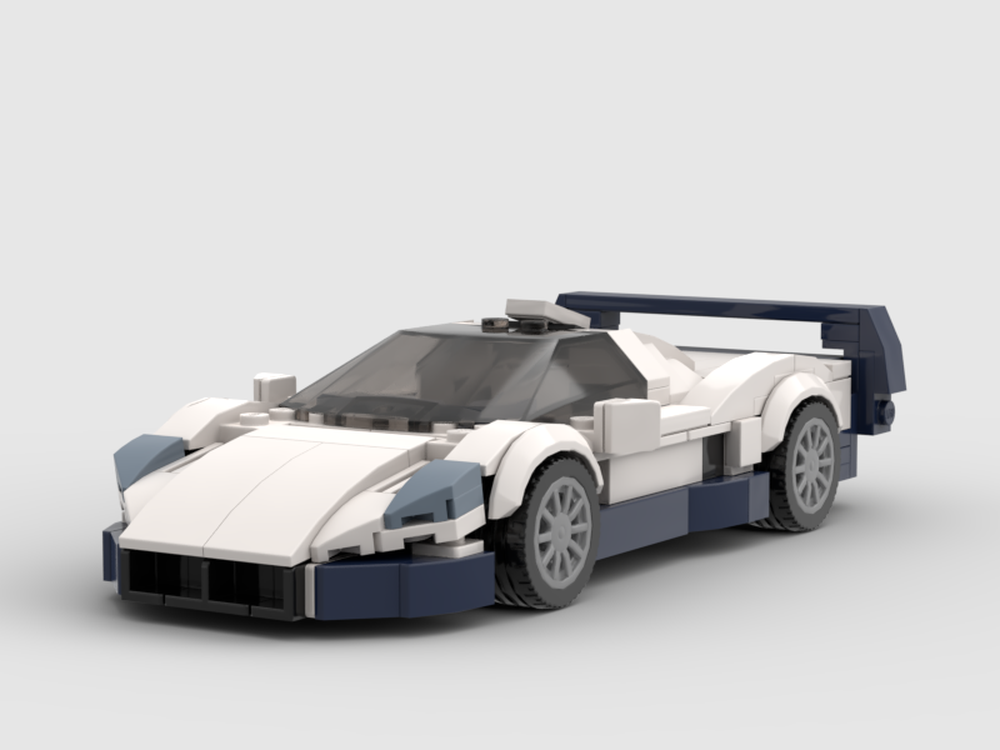 Lego Maserati MC12 speed champions scale