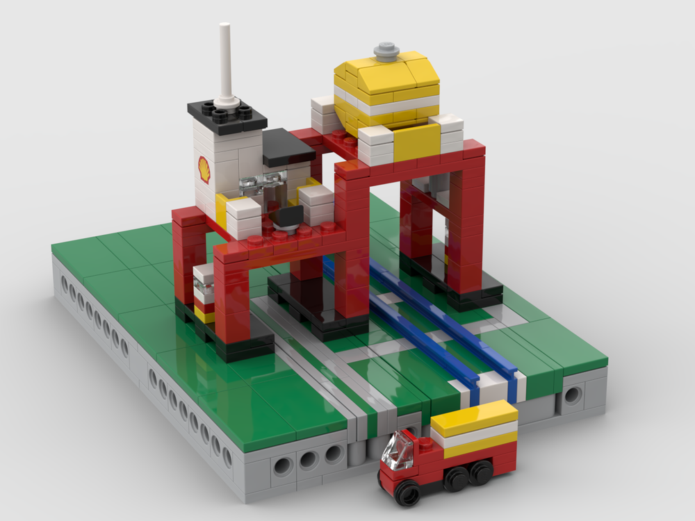 Lego 149 - Fuel Refinery (microscale version)