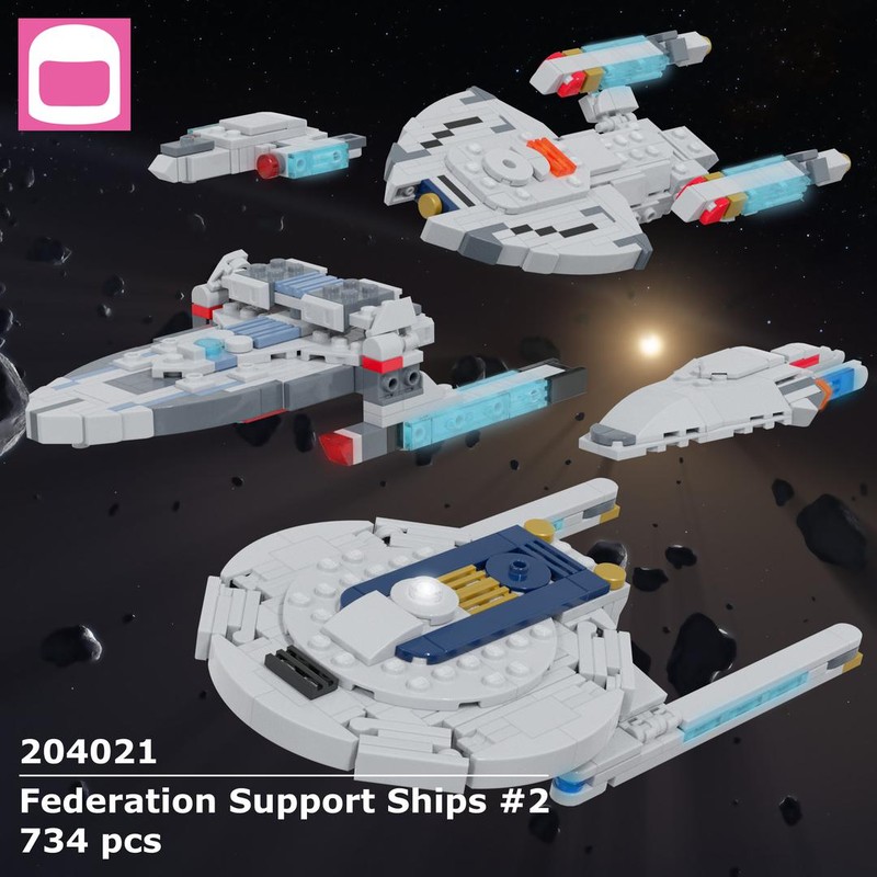 Lego Federation Support Ships #2