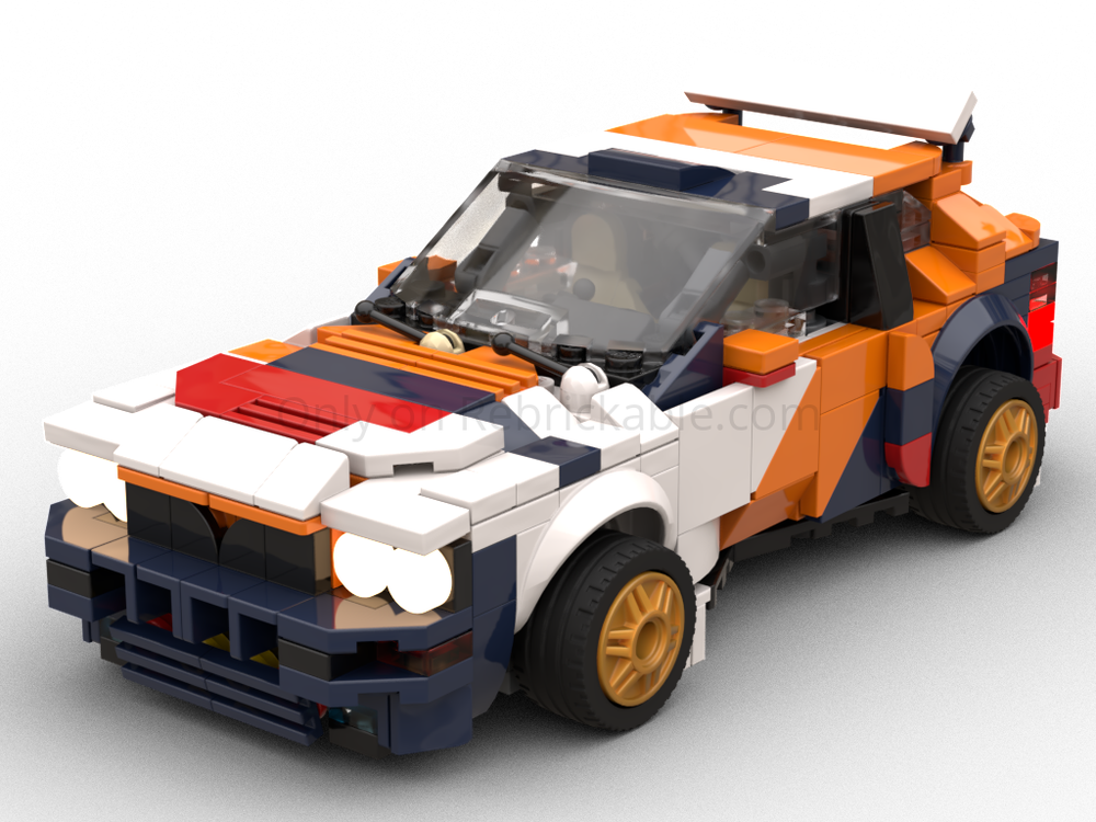 Lego Lancia Delta-The KING and the SUN (LiTE compatible)