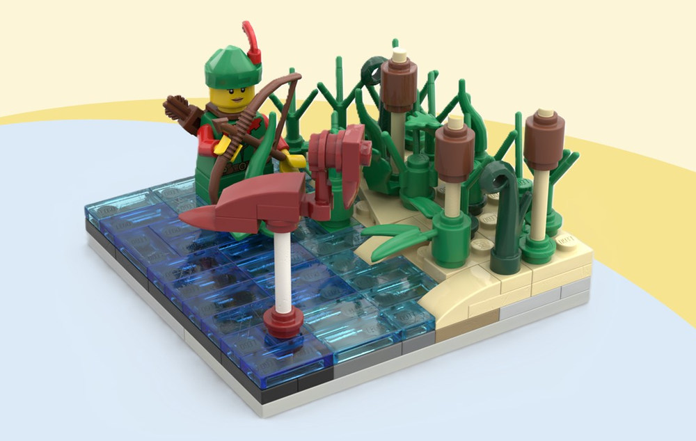 Lego Hunting at the lake