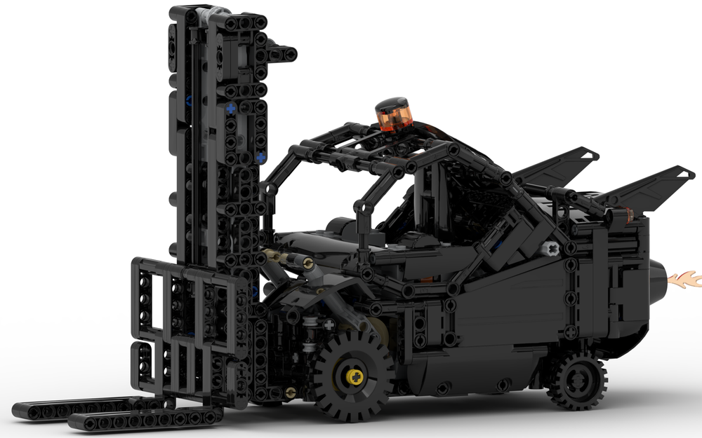 Lego Batman Themed Full RC Forklift - The BatFork
