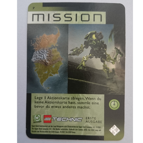 Lego Trading Card, Bionicle Game: QftM - 7 Mission / [No Color/Any Color]