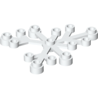 Lego Plant, Leaves 6 x 5 / White