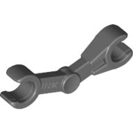 Lego Arm Mechanical with 2 Clips [Battle Droid] / Dark Bluish Gray