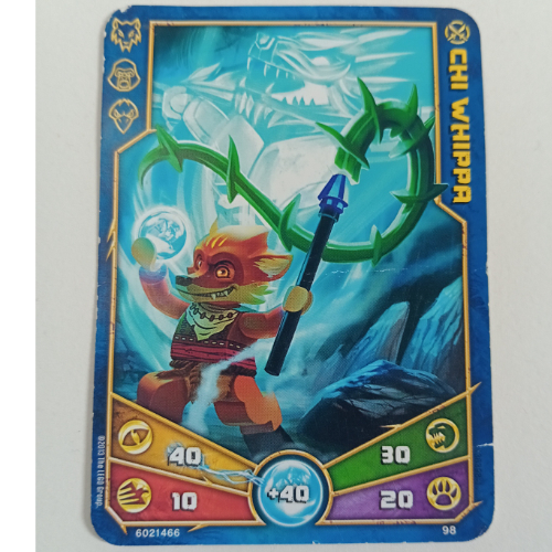 Lego Trading Card, Legends of Chima Deck #1: 98 (Chi Whippa)