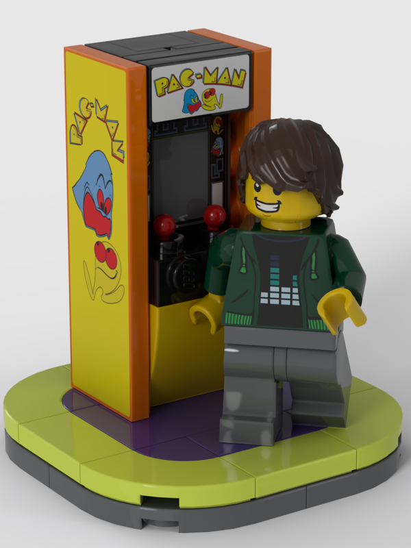 Lego Alternate Pac-Man Arcade Cab