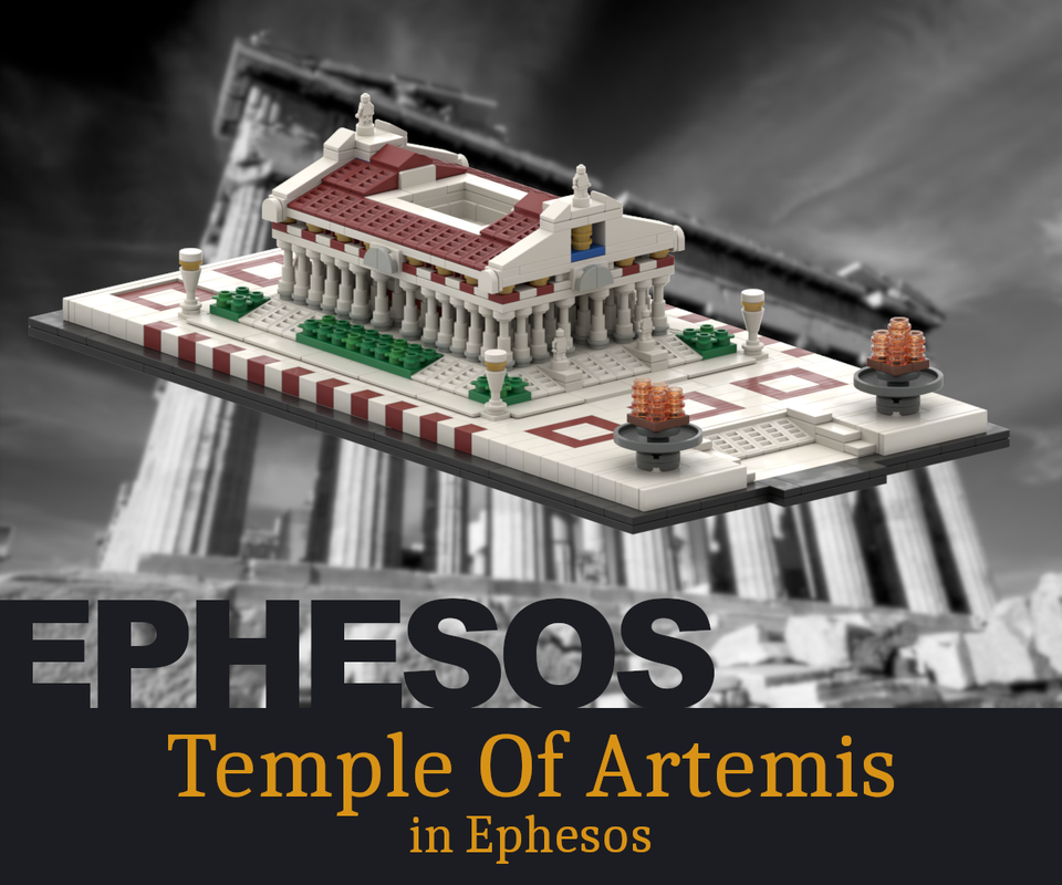 Lego Temple Of Artemis(in Ephesos)