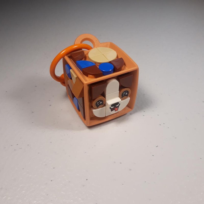 Lego Custom 41927 Bag Tag Dog