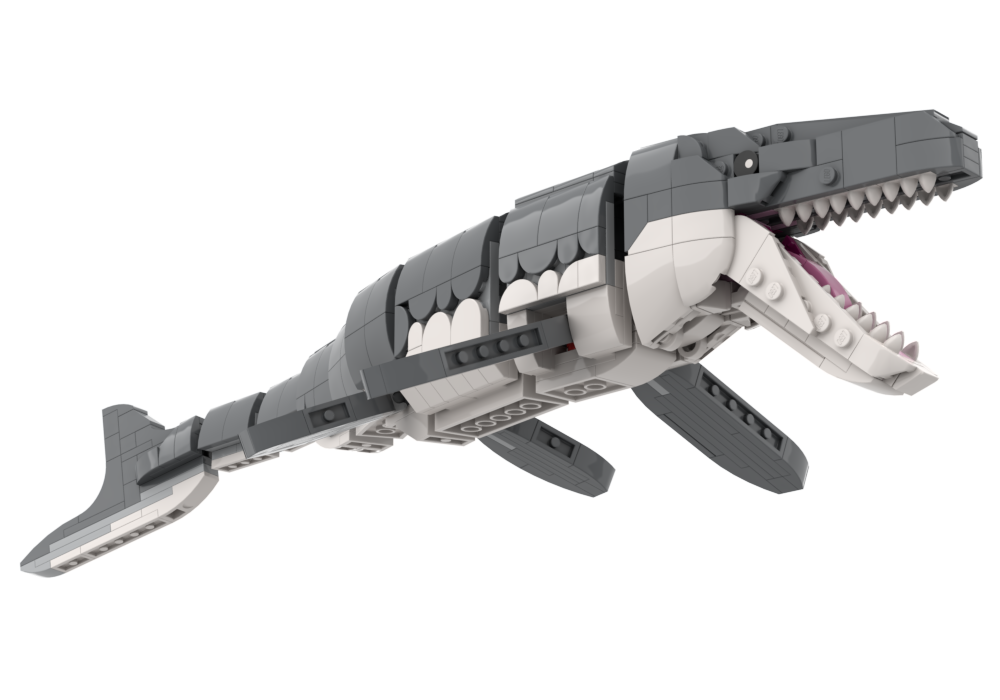 Lego Realistic Mosasaurus (Mosasaurus hoffmanni)