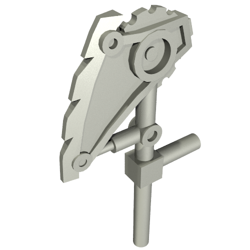 Lego Weapon Axe (Toa Nuparu) / Pearl Light Gray
