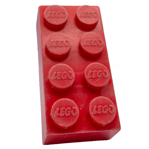 Lego Jumbo Brick 2 x 4 [European Version] / Red