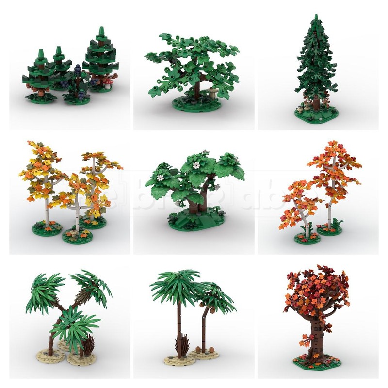 Lego Plants and Trees Collection: All 9 Instructions