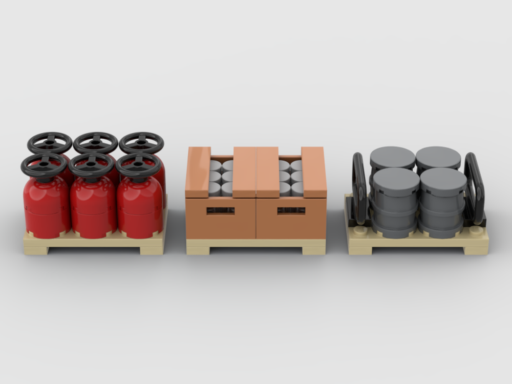 Lego Cargo Set 2 - Pallets