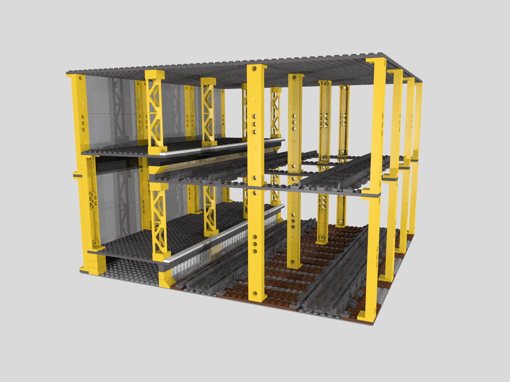 Lego Section of Underground Subway Station