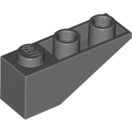 Lego Brick Sloped Inverted 33° 3 x 1 with Internal Stopper and No Front Stud Connection