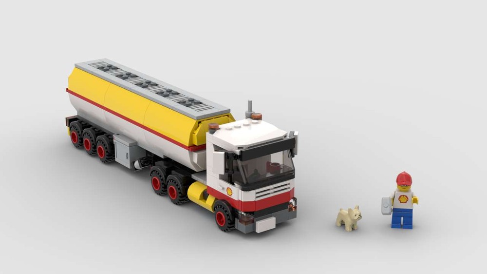 Lego Shell Tank Truck (6695 Re-imagine)
