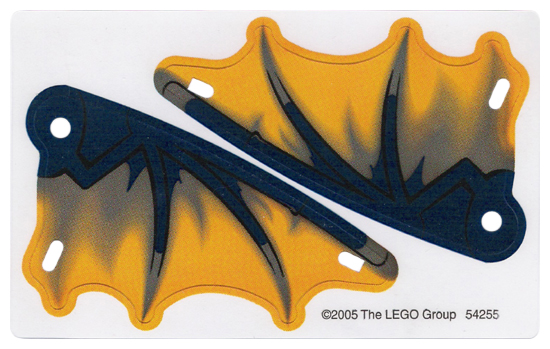 Lego Plastic Sheet for Set  7016 - (54255)