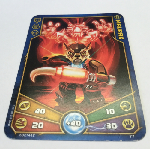Lego Trading Card, Legends of Chima Deck #1: 77 [Maurak] / [No Color/Any Color]