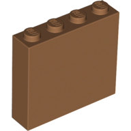 Lego Brick 1 x 4 x 3 / Medium Nougat