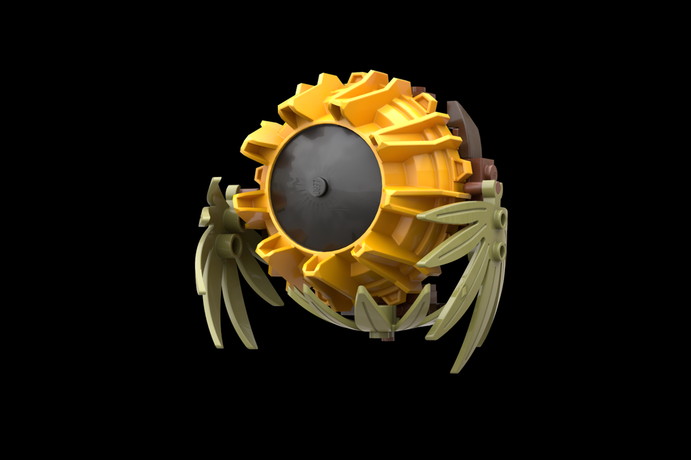 Lego a09b Sunflower Wilted - Ultimate Flower Collection
