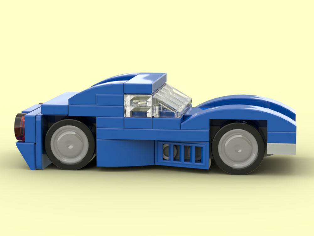 Lego Mini Scale C3 Corvette MOC