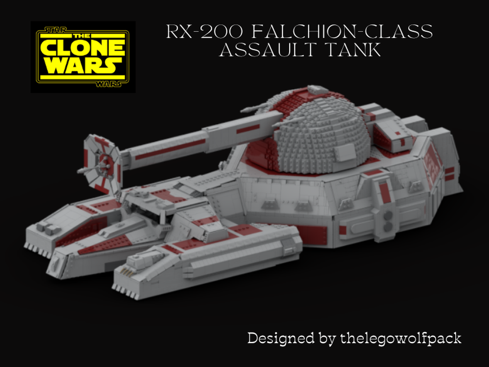 Lego RX-200 Falchion-class assault tank UCS
