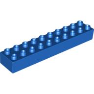 Lego Duplo Brick 2 x 10 / Blue