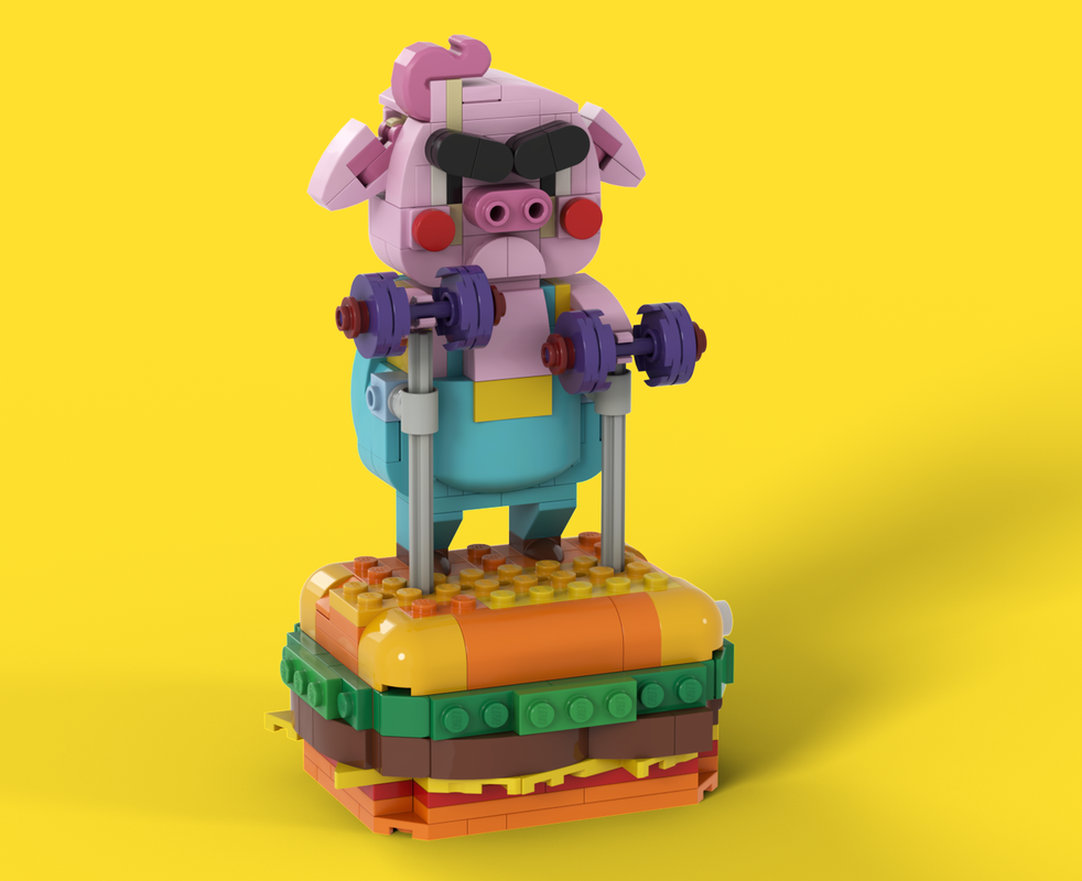 Lego Porky's Pump-Up Burger