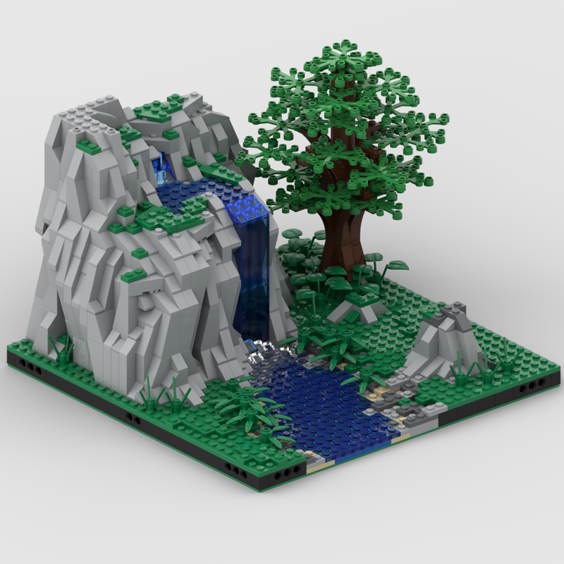 Lego Waterfall