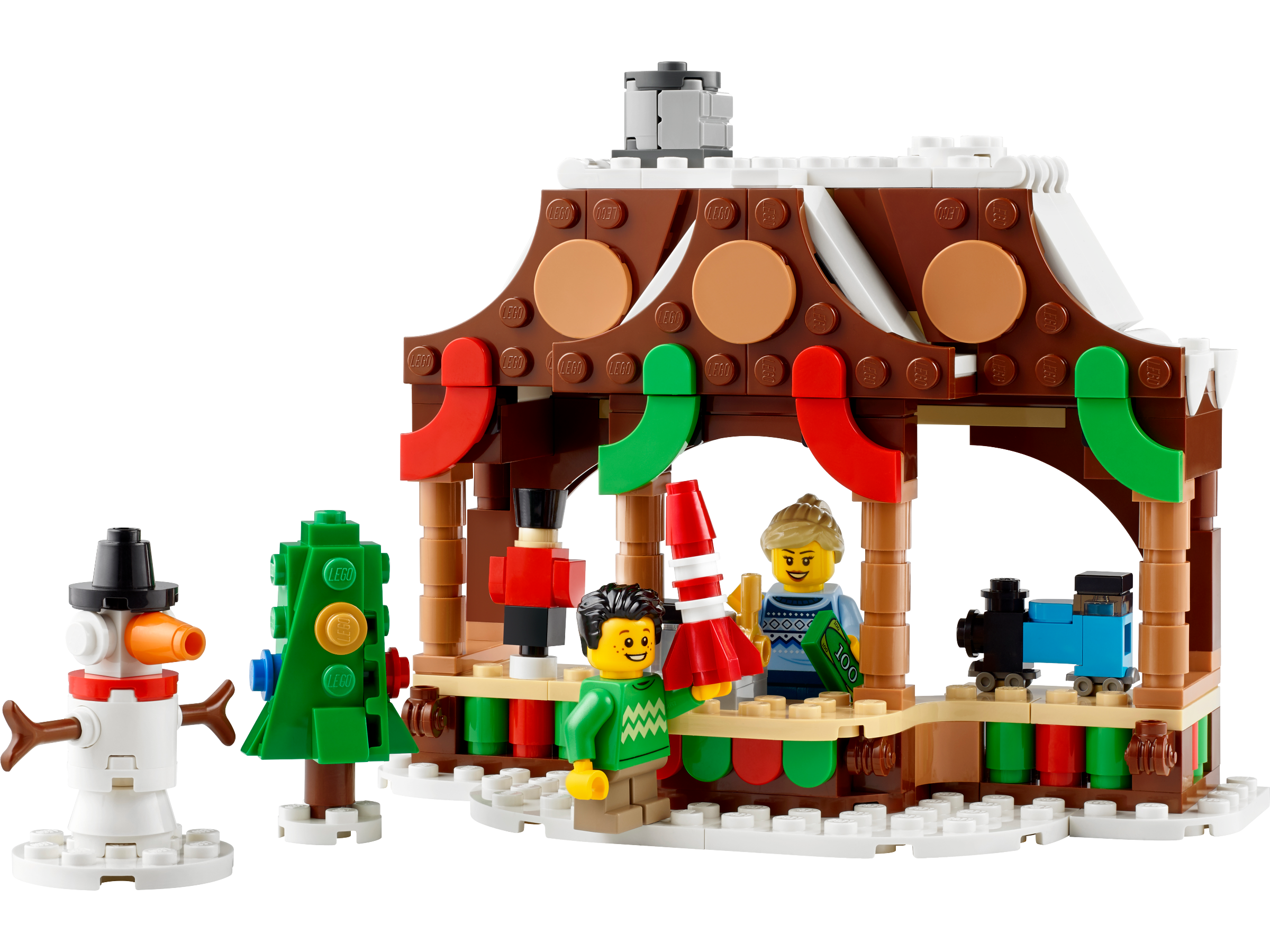 Lego Winter Market Stall