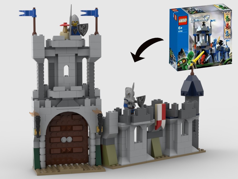 Lego 31120: Knight's Castle Wall Remake
