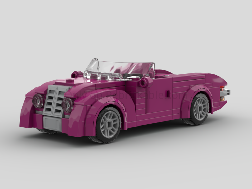 Lego Poison Ivy's Rosebud Roadster