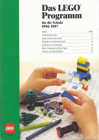 Lego 1986/1987 Large German Dacta - Das Lego Programm fur die Schule (2900034-D)