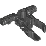 Lego Large Figure Weapon, Zamor Sphere Launcher / Pearl Dark Gray