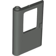 Lego Door 1 x 4 x 5 Train Left / Dark Gray