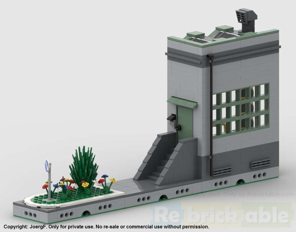 Lego Modular Logistics Center - Corner 2