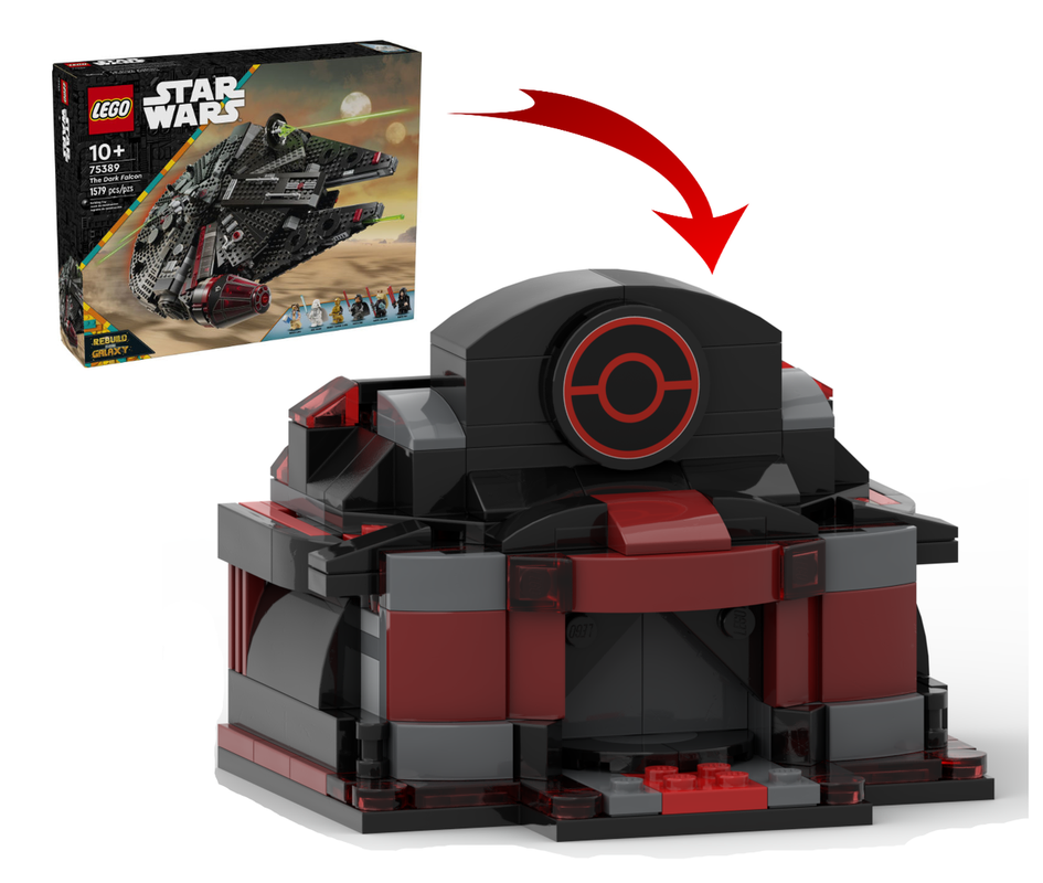 Lego Dark Poke Center - Alternate Build of #75389-1 The Dark Falcon