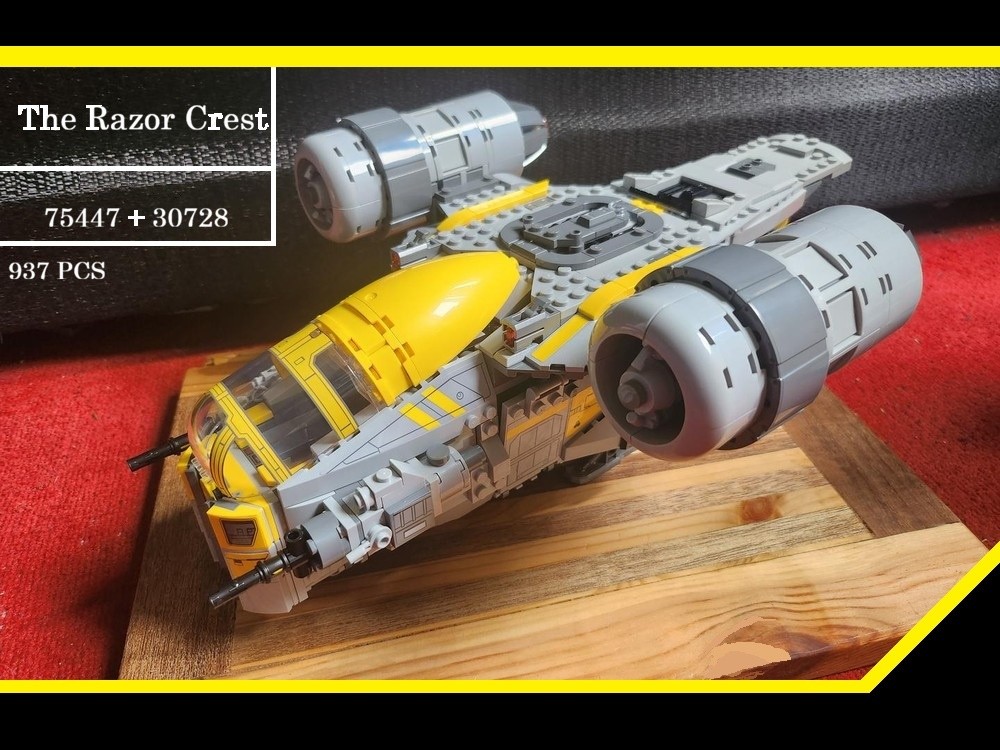 Lego Razor Crest Modifications