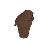 Lego Animal, Bird, Owl Large, Rounded Features / Brown