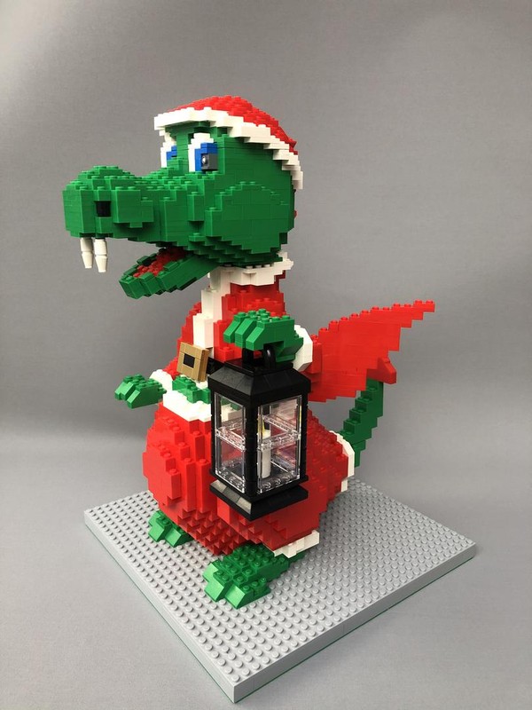 Lego 3724 Lego Dragon Christmas MOD