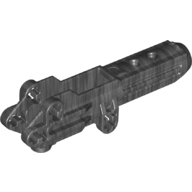 Lego Large Figure Weapon Gun, Body / Pearl Titanium