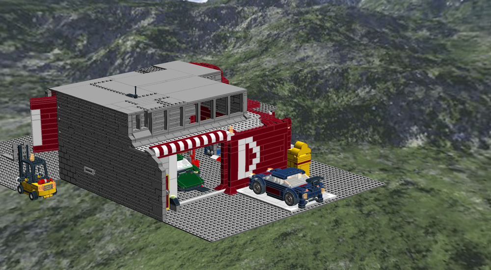 Lego Dragoncars Garage