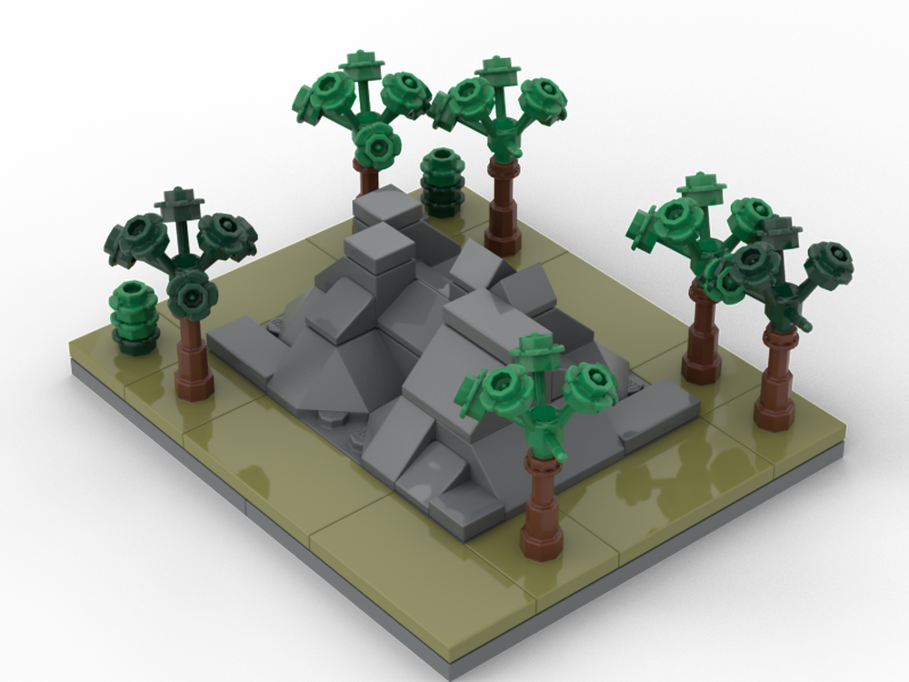 Lego rock 21061
