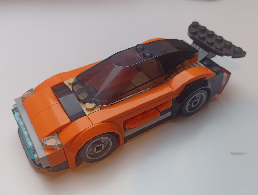 Lego Orange hypercar