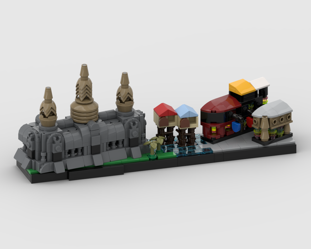 Lego Angkor Wat/Siem Reap Architecture Style Diorama