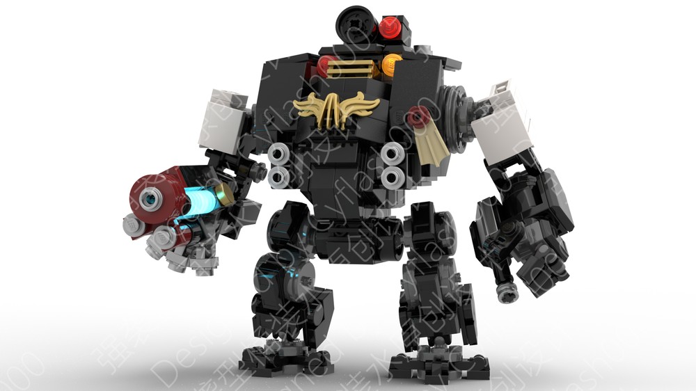 Lego Primaris Redemptor Dreadnought from Warhammer 40K（minifig scale）