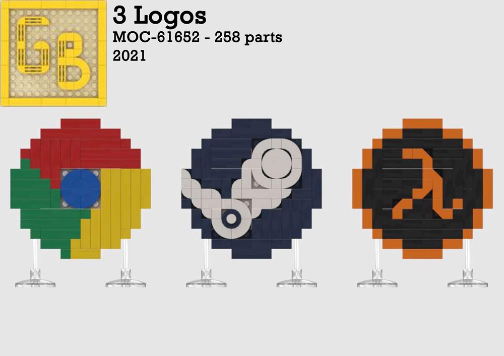 Lego 3 logos